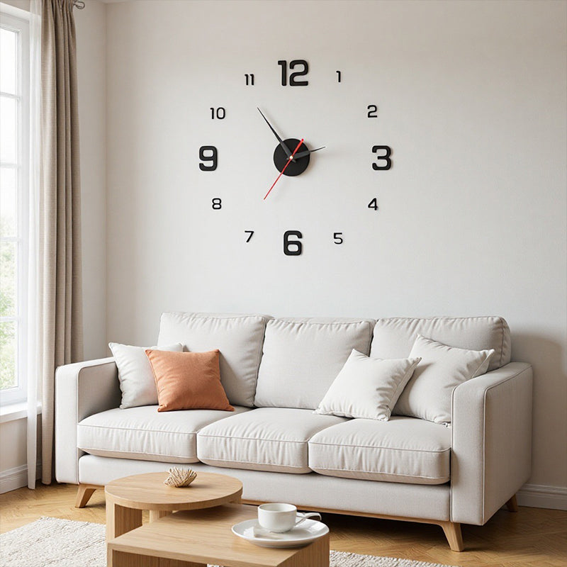 🥳2026 HOT SALE🥳💞50K+ SOLD!🏡🌙 50% OFF! DIY Acrylic Wall Clock Set – 3D depth, no ticking. Luminous option, damage‑free mount. Perfect for peaceful nights! 🛌✨
