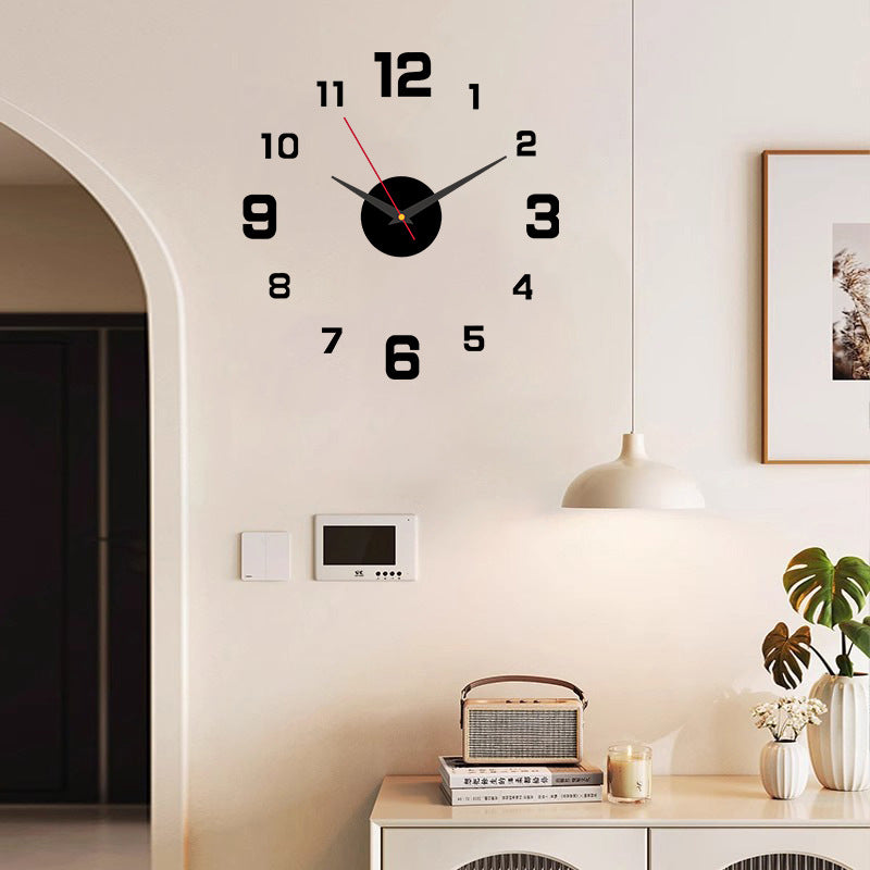 🥳2026 HOT SALE🥳💞50K+ SOLD!🏡🌙 50% OFF! DIY Acrylic Wall Clock Set – 3D depth, no ticking. Luminous option, damage‑free mount. Perfect for peaceful nights! 🛌✨