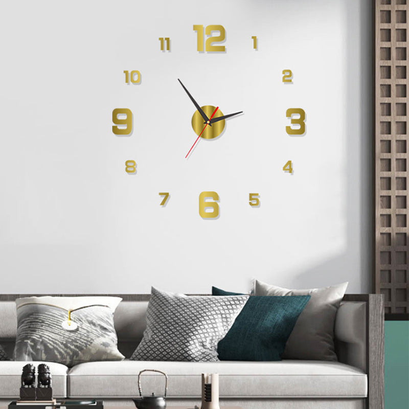 🥳2026 HOT SALE🥳💞50K+ SOLD!🏡🌙 50% OFF! DIY Acrylic Wall Clock Set – 3D depth, no ticking. Luminous option, damage‑free mount. Perfect for peaceful nights! 🛌✨