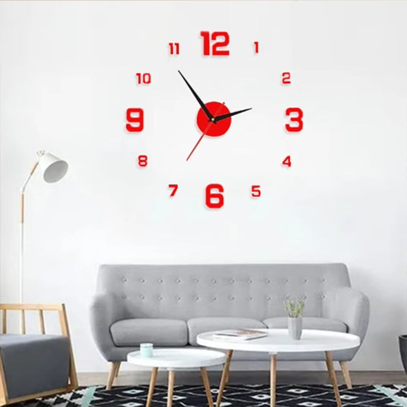 🥳2026 HOT SALE🥳💞50K+ SOLD!🏡🌙 50% OFF! DIY Acrylic Wall Clock Set – 3D depth, no ticking. Luminous option, damage‑free mount. Perfect for peaceful nights! 🛌✨