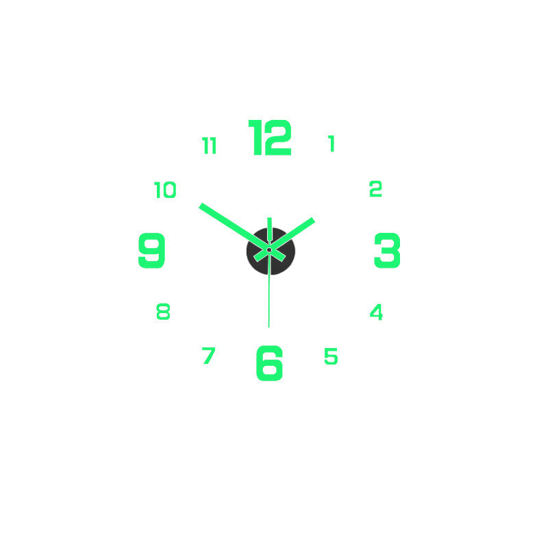 🥳2026 HOT SALE🥳💞50K+ SOLD!🏡🌙 50% OFF! DIY Acrylic Wall Clock Set – 3D depth, no ticking. Luminous option, damage‑free mount. Perfect for peaceful nights! 🛌✨