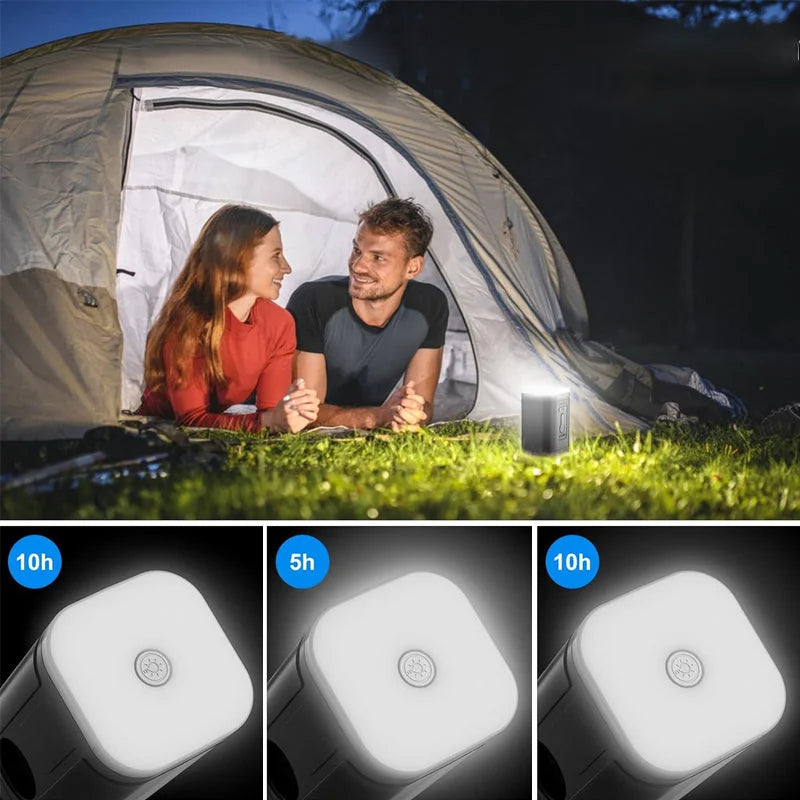 🥳2026 HOT SALE🥳💞50K+ SOLD!🏕️🔋 50% OFF! Rechargeable Camping Air Pump – Fast inflate/deflate, LED light, 5 nozzles. Compact & lightweight. Set up camp in minutes! 💨✨