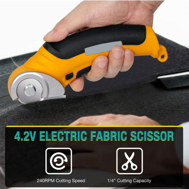🥳2026 HOT SALE🥳💞50K+ SOLD! ✂️⚡ 50% OFF! Cordless Electric Scissors – cuts through cardboard, leather & carpet with ease. No more hand strain, no more struggling – just effortless cutting at the squeeze of a trigger! 🖐️💪