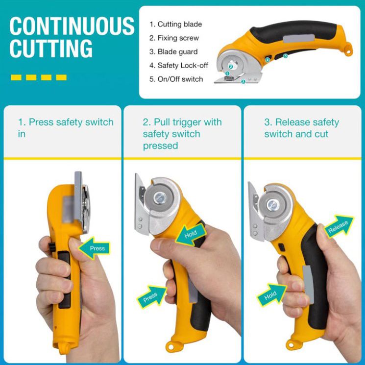 🥳2026 HOT SALE🥳💞50K+ SOLD! ✂️⚡ 50% OFF! Cordless Electric Scissors – cuts through cardboard, leather & carpet with ease. No more hand strain, no more struggling – just effortless cutting at the squeeze of a trigger! 🖐️💪