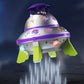 🥳2026 HOT SALE🥳💞50K+ SOLD!🛸💦 50% OFF! UFO Water Sprinkler Toy – Water‑powered liftoff, 360° spin & colourful LEDs. Includes space stickers for creative fun. A magical summer garden splash zone! 🌟✨