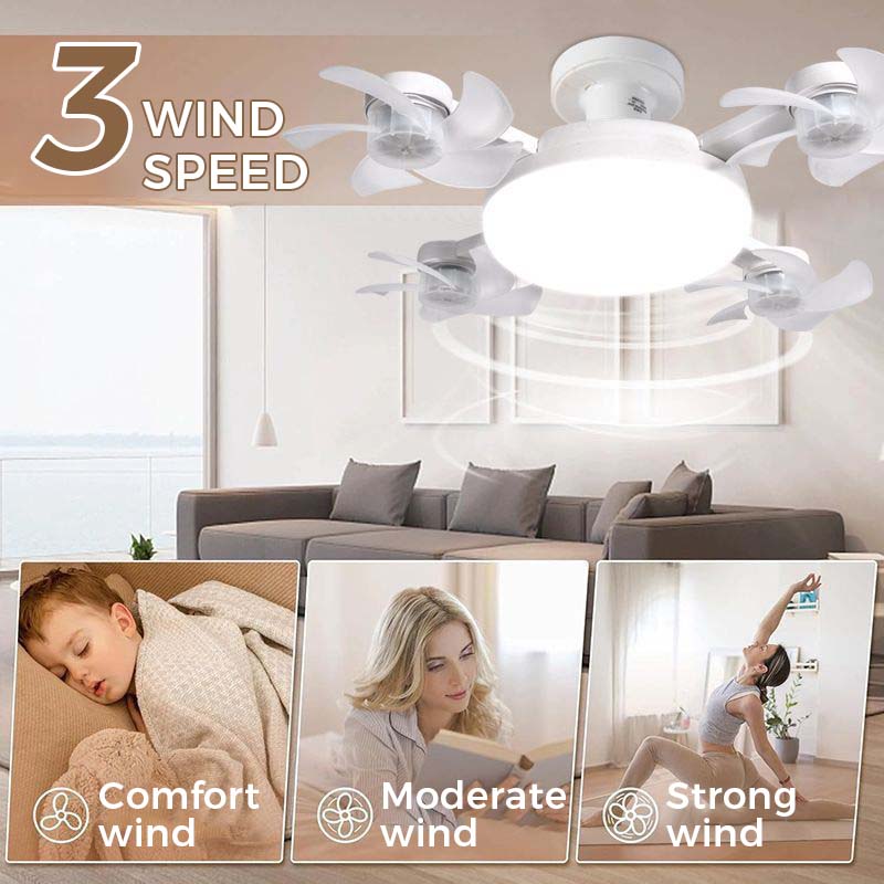 🥳2026 HOT SALE🥳💞50K+ SOLD!💡🌬️ 50% OFF! Remote‑Controlled LED Ceiling Fan Light – Foldable blades, dimmable & timer. Saves energy, elegant design. A smart home upgrade! 🏠✨