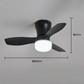 🥳2026 HOT SALE🥳💞50K+ SOLD!💡🌬️ 50% OFF! Remote‑Controlled LED Ceiling Fan Light – Foldable blades, dimmable & timer. Saves energy, elegant design. A smart home upgrade! 🏠✨