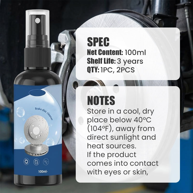 🥳2026 HOT SALE🥳💞50K+ SOLD!🔧🔇 50% OFF! Brake Disc Cleaner Spray – Stop squeaking brakes instantly. Spray on, no disassembly. Saves garage fees! 🛡️✨