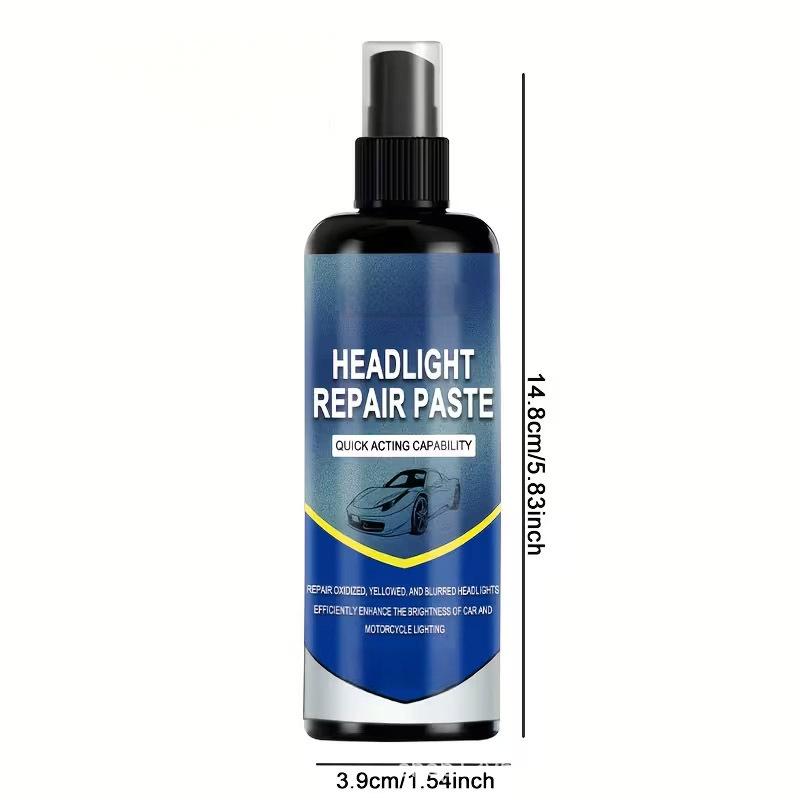 🥳2026 HOT SALE🥳💞50K+ SOLD!🚗💡 50% OFF! Headlight Restoration Spray – Removes yellow haze, restores clarity & brightness. Safer night driving, included towel. ✨🛡️