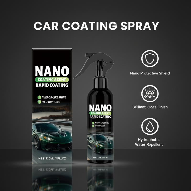 🥳2026 HOT SALE🥳💞50K+ SOLD!🛡️💧 50% OFF! Rapid Nano Ceramic Coating – Long‑lasting protection, wet‑look shine. Easy spray & wipe. Safe for paint, glass & chrome. 🚘✨