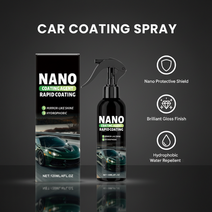 🥳2026 HOT SALE🥳💞50K+ SOLD!🛡️💧 50% OFF! Rapid Nano Ceramic Coating – Long‑lasting protection, wet‑look shine. Easy spray & wipe. Safe for paint, glass & chrome. 🚘✨
