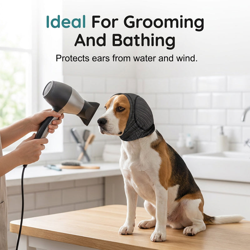 🥳2026 HOT SALE🥳💞50K+ SOLD! 🐾🎧 50% OFF! Pet Noise Cancelling Earmuffs – gentle swaddling compression soothes thunder & fireworks anxiety. Soft stretchable fit, drug-free calm! 🛡️💚