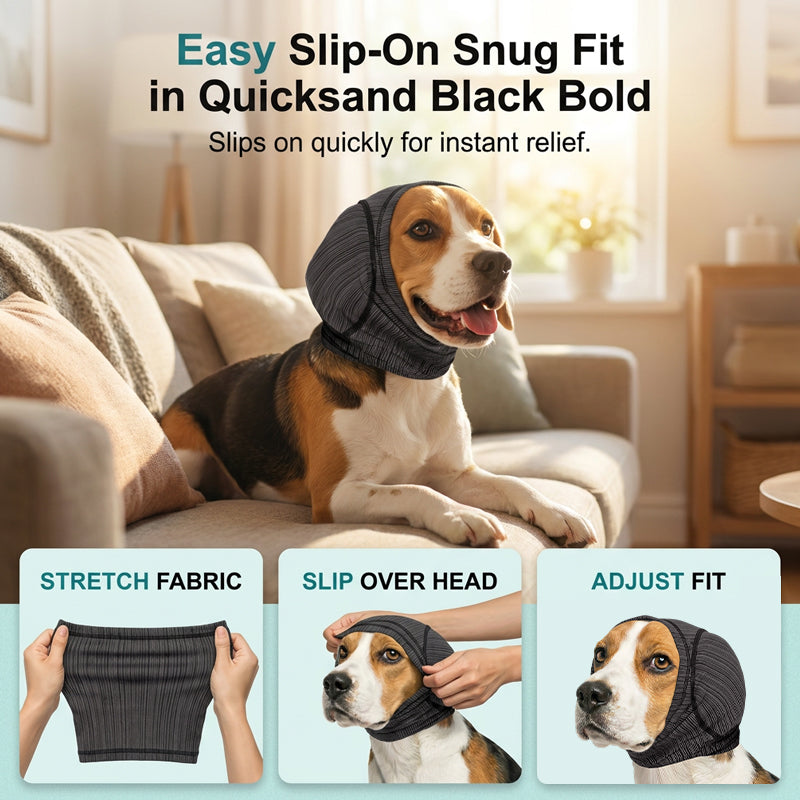 🥳2026 HOT SALE🥳💞50K+ SOLD! 🐾🎧 50% OFF! Pet Noise Cancelling Earmuffs – gentle swaddling compression soothes thunder & fireworks anxiety. Soft stretchable fit, drug-free calm! 🛡️💚