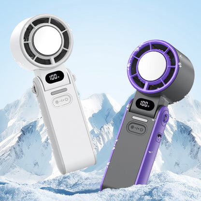 🥳2026 HOT SALE🥳💞50K+ SOLD!🧊❄️ 50% OFF! 3‑in‑1 Cooling Fan – Ice‑touch plate, 100‑level speed. Cools skin instantly. Beat hot flashes & summer heat! 😎💨