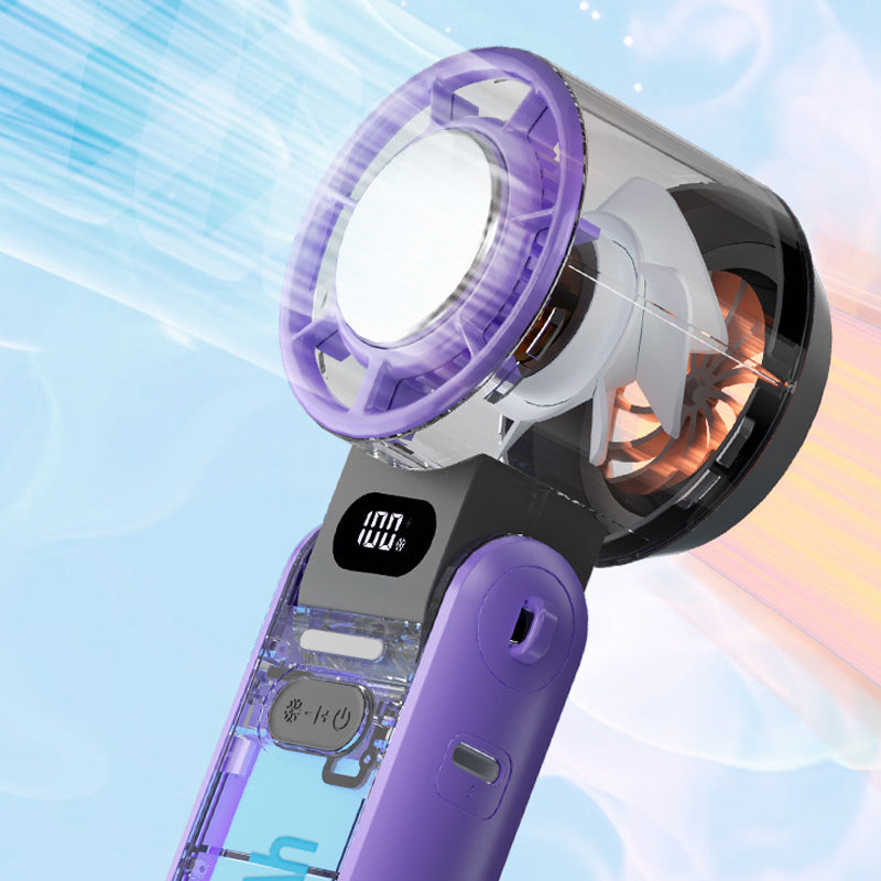 🥳2026 HOT SALE🥳💞50K+ SOLD!🧊❄️ 50% OFF! 3‑in‑1 Cooling Fan – Ice‑touch plate, 100‑level speed. Cools skin instantly. Beat hot flashes & summer heat! 😎💨