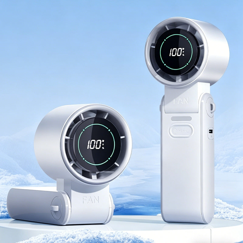 🥳2026 HOT SALE🥳💞50K+ SOLD!🧊❄️ 50% OFF! 3‑in‑1 Cooling Fan – Ice‑touch plate, 100‑level speed. Cools skin instantly. Beat hot flashes & summer heat! 😎💨
