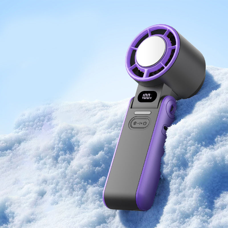 🥳2026 HOT SALE🥳💞50K+ SOLD!🧊❄️ 50% OFF! 3‑in‑1 Cooling Fan – Ice‑touch plate, 100‑level speed. Cools skin instantly. Beat hot flashes & summer heat! 😎💨