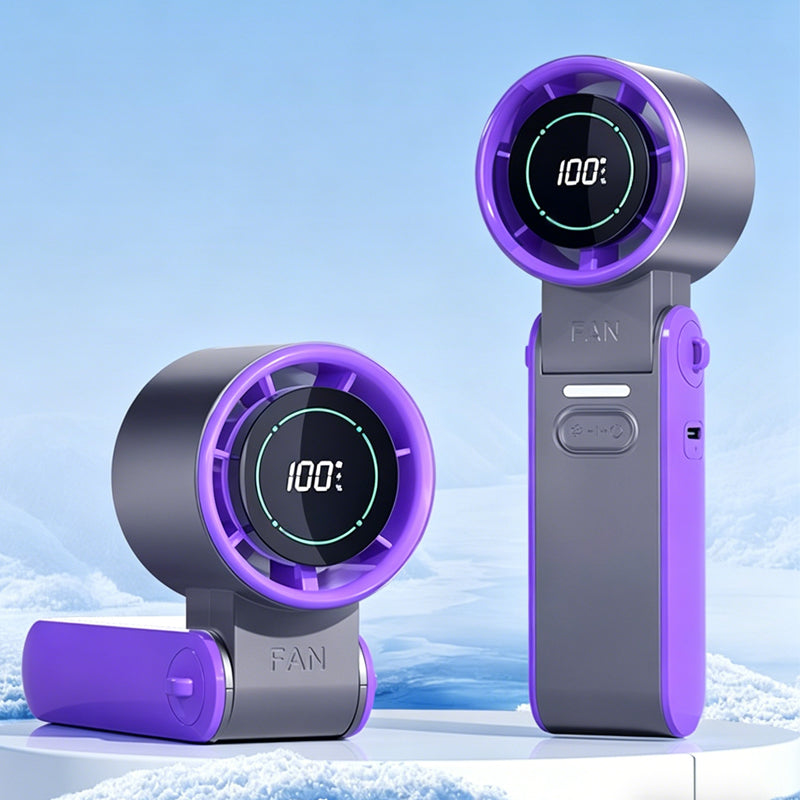 🥳2026 HOT SALE🥳💞50K+ SOLD!🧊❄️ 50% OFF! 3‑in‑1 Cooling Fan – Ice‑touch plate, 100‑level speed. Cools skin instantly. Beat hot flashes & summer heat! 😎💨