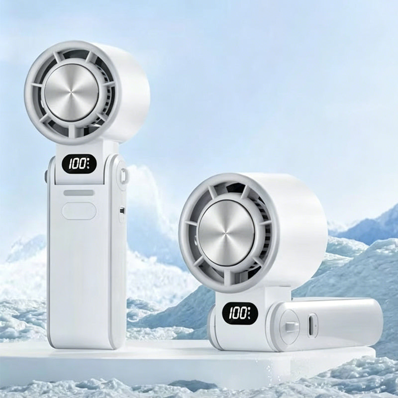 🥳2026 HOT SALE🥳💞50K+ SOLD!🧊❄️ 50% OFF! 3‑in‑1 Cooling Fan – Ice‑touch plate, 100‑level speed. Cools skin instantly. Beat hot flashes & summer heat! 😎💨