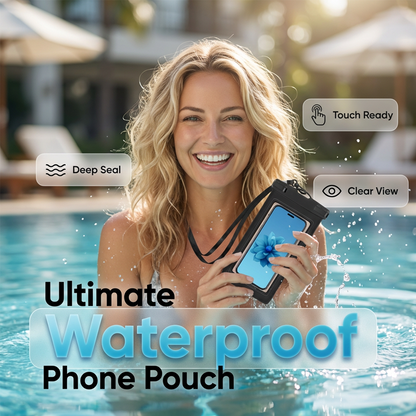 🥳2026 HOT SALE🥳💞50K+ SOLD!📱💧 50% OFF! Universal Waterproof Phone Pouch – Dual snap lock, responsive touch screen. Swim, snap, stay connected! 🌊✨