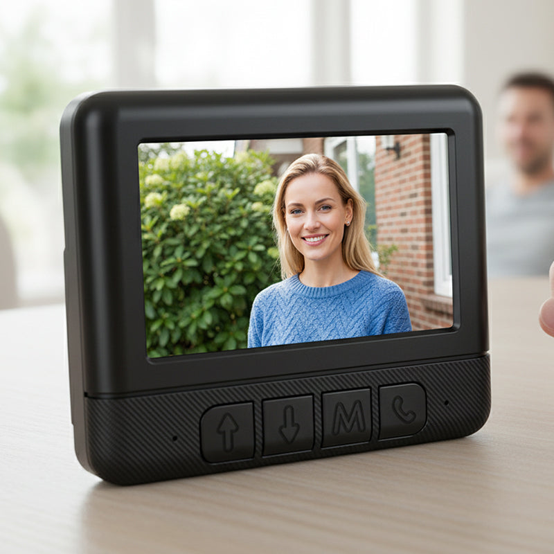 🥳2026 HOT SALE🥳💞50K+ SOLD! 🔔📺 50% OFF! Wireless Smart Video Doorbell with 4.3" Display – 1080P HD, two-way audio, night vision & motion detection. No Wi-Fi needed, easy install! 🛡️✅