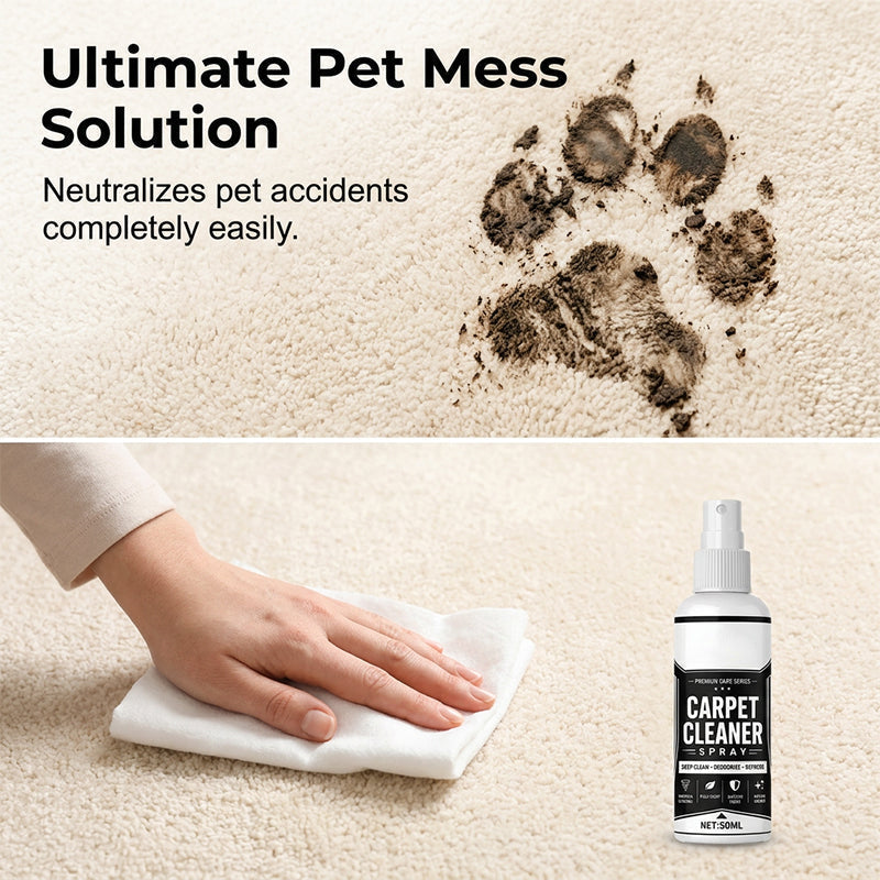 🥳2026 HOT SALE🥳💞50K+ SOLD! 🧼💨 50% OFF! Deep Clean Carpet & Fabric Spray – Micro‑foam lifts embedded dirt & stains, neutralises odours. Great for carpets, upholstery & car interiors – spot clean with ease! 🏠✨