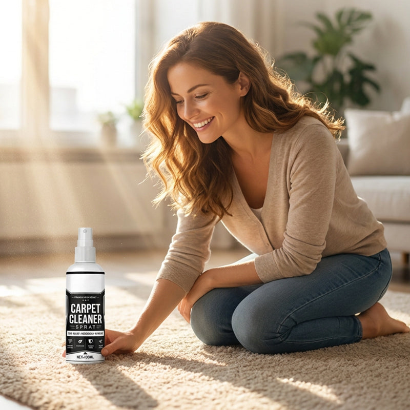 🥳2026 HOT SALE🥳💞50K+ SOLD! 🧼💨 50% OFF! Deep Clean Carpet & Fabric Spray – Micro‑foam lifts embedded dirt & stains, neutralises odours. Great for carpets, upholstery & car interiors – spot clean with ease! 🏠✨