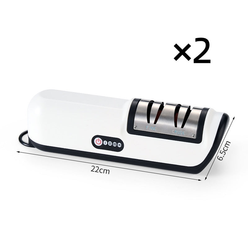 🥳2026 HOT SALE🥳💞50K+ SOLD! 🔪⚡ 50% OFF! Automatic Knife Sharpener – dual-stage coarse & fine, 3 speed settings, restores razor-sharp edges in seconds. Effortless precision! 🛡️💪