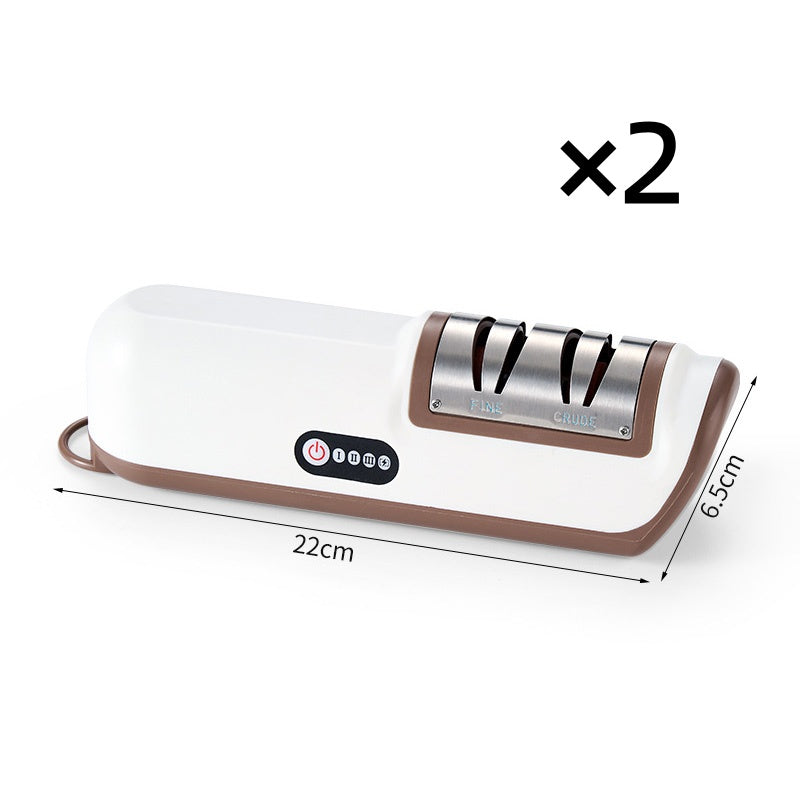 🥳2026 HOT SALE🥳💞50K+ SOLD! 🔪⚡ 50% OFF! Automatic Knife Sharpener – dual-stage coarse & fine, 3 speed settings, restores razor-sharp edges in seconds. Effortless precision! 🛡️💪