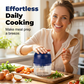 🥳HOT SALE🥳💞12K+ SOLD! 🧄⚡ One-Touch Electric Garlic Chopper – stainless steel blades, detachable & easy to clean. Compact for small kitchens, RVs & camping. Chop fast – grab yours! ✅💪