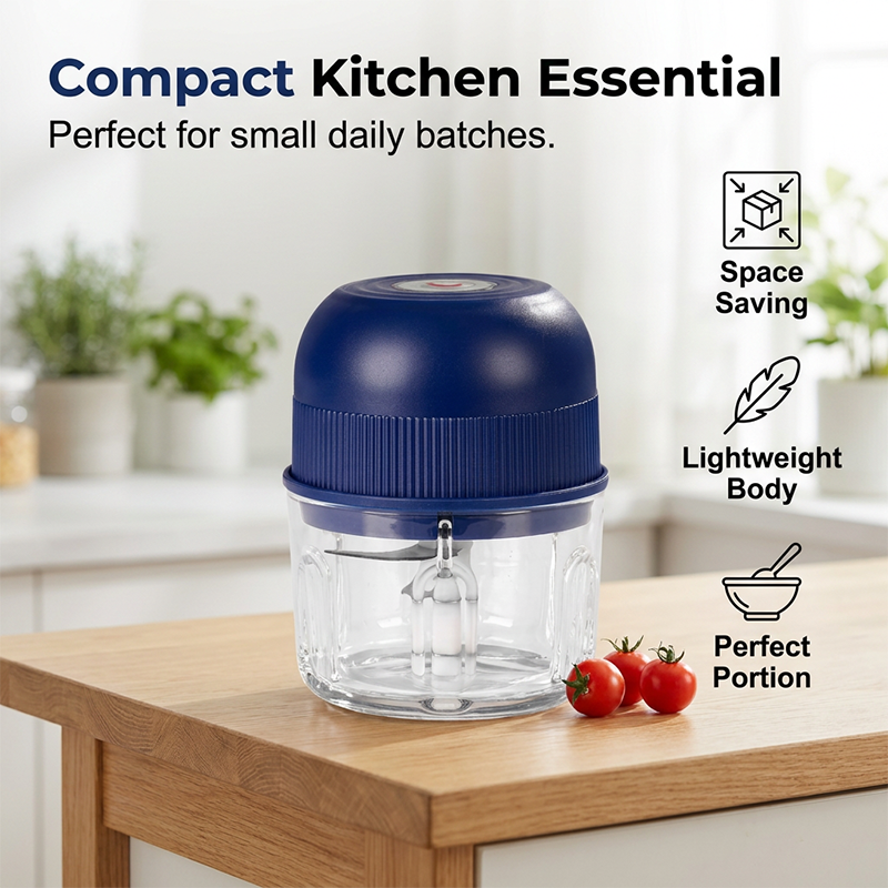 🥳HOT SALE🥳💞12K+ SOLD! 🧄⚡ One-Touch Electric Garlic Chopper – stainless steel blades, detachable & easy to clean. Compact for small kitchens, RVs & camping. Chop fast – grab yours! ✅💪