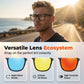 🥳2026 HOT SALE🥳💞50K+ SOLD!👓🧲 50% OFF! Magnetic 3‑in‑1 Glasses – Swap lenses in a snap: clear, polarised & night vision. One frame, endless clarity! 🌙✨