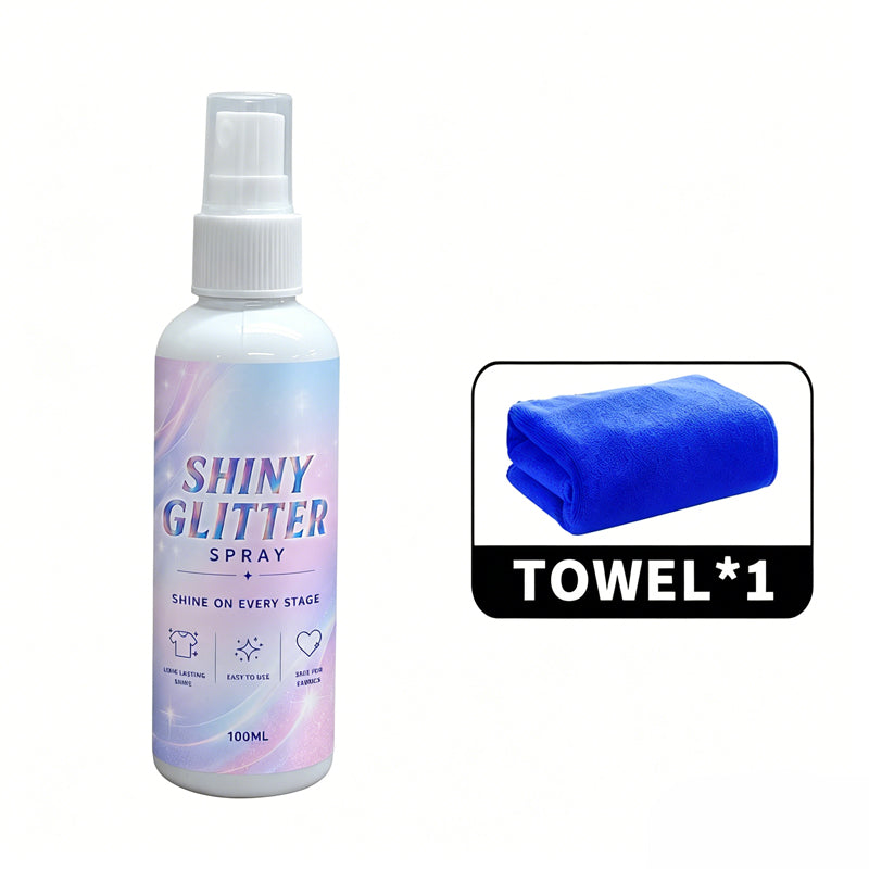 🥳2026 HOT SALE🥳💞50K+ SOLD!✨💎 50% OFF! Body & Hair Glitter Spray – Micro‑glitter particles, no sticky residue. Safe on fabrics & hair. Catch the light all day! 👗✨