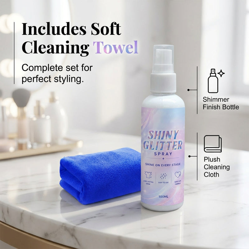 🥳2026 HOT SALE🥳💞50K+ SOLD!✨💎 50% OFF! Body & Hair Glitter Spray – Micro‑glitter particles, no sticky residue. Safe on fabrics & hair. Catch the light all day! 👗✨