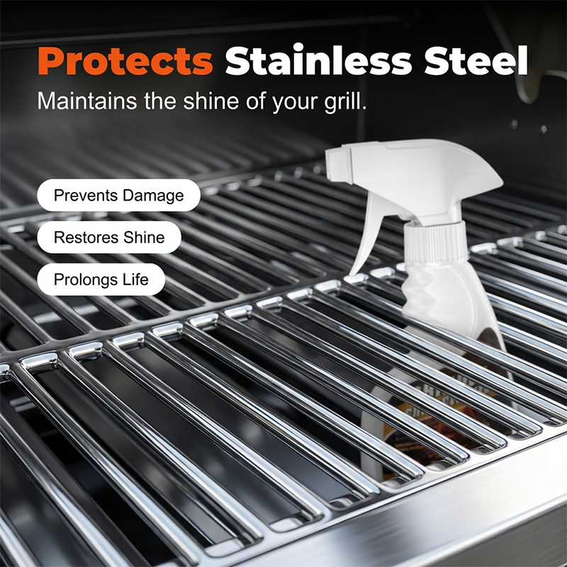 🥳2026 HOT SALE🥳💞50K+ SOLD!🍖💨 50% OFF! Kitchen & BBQ Grill Spray – Cuts grease & carbon fast, no endless scrubbing. Works on grills, pans & stovetops. 🧼✨