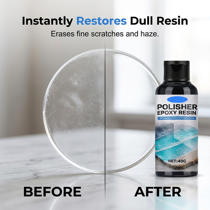 🥳2026 HOT SALE🥳💞50K+ SOLD!✨💎 50% OFF! Epoxy Resin Polish – Restores dull resin to crystal‑clear high gloss. Removes scratches & haze. Effortless hand polish! 🎨🌟