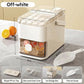 🥳2026 HOT SALE🥳💞50K+ SOLD!❄️🔒 50% OFF! Press‑Type Ice Tray with Storage – Airtight lid blocks fridge odours, keeps ice pure & fresh. Large bin, includes scoop. A kitchen must! 🧊💪