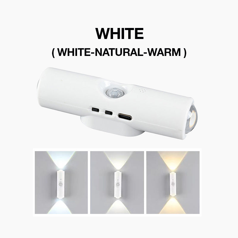 🥳2026 HOT SALE🥳💞50K+ SOLD! 💡🌙 Magnetic Motion Sensor Light – auto-on within 5m, 15s auto-off. RGB + warm white, magnetic mount, no tools. Safe night trips to the bathroom! 🚻✅