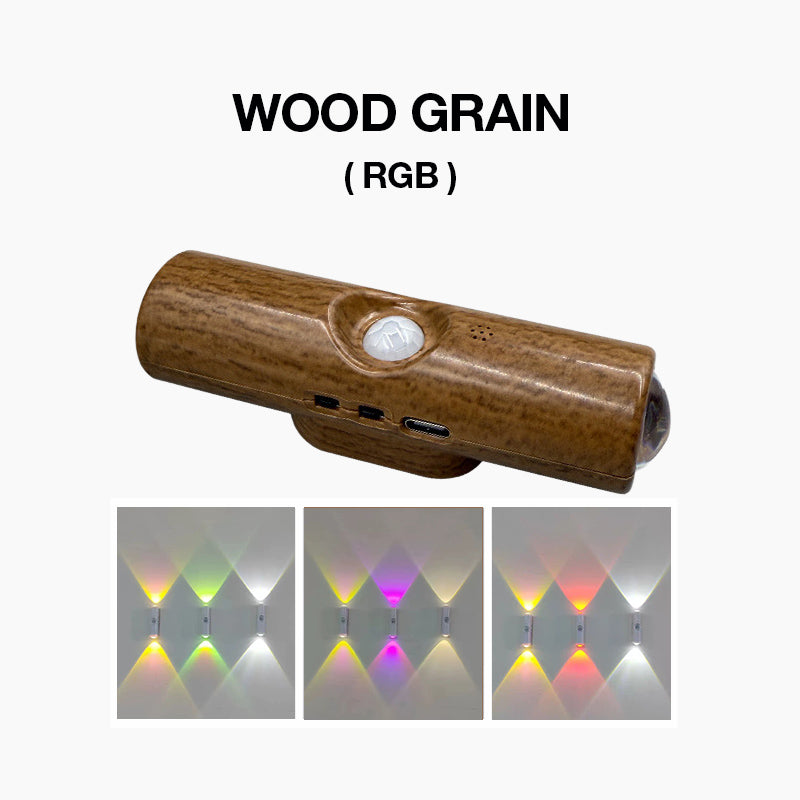 🥳2026 HOT SALE🥳💞50K+ SOLD! 💡🌙 Magnetic Motion Sensor Light – auto-on within 5m, 15s auto-off. RGB + warm white, magnetic mount, no tools. Safe night trips to the bathroom! 🚻✅