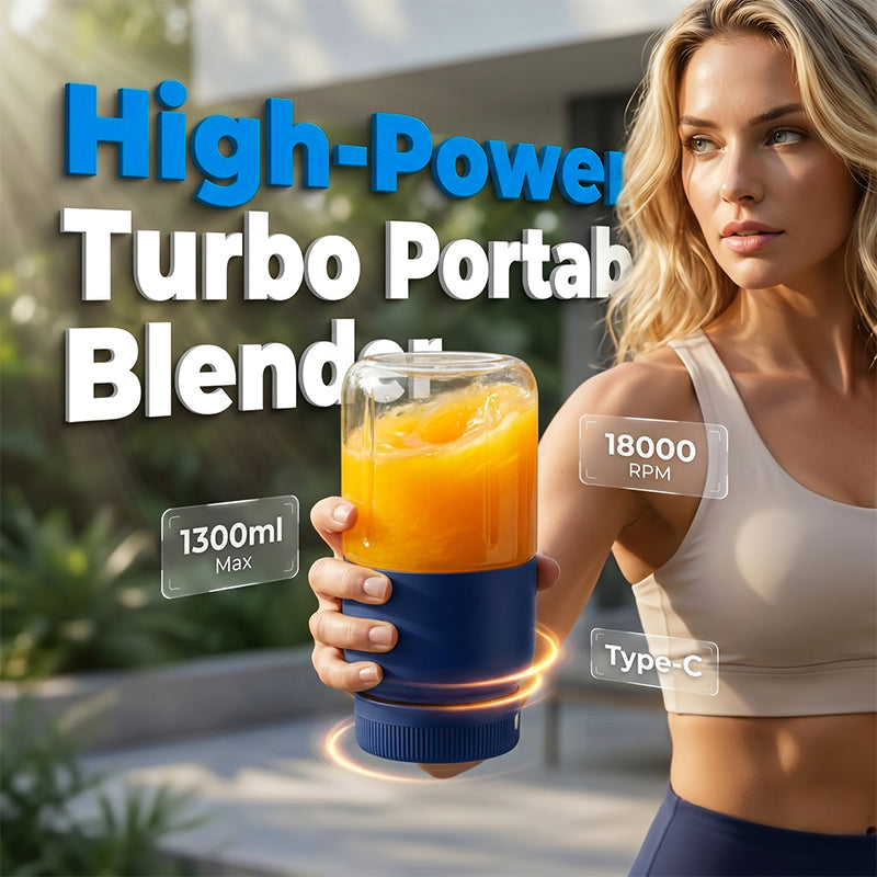 🥳2026 HOT SALE🥳💞50K+ SOLD!🏆🥤 LAST DAY 50% OFF! Portable Blender Cup – 1300ml, crushes ice, cordless. Make smoothies anywhere, anytime! 🍹⚡