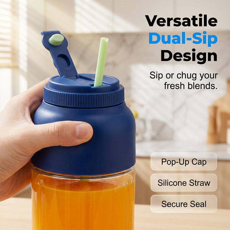🥳2026 HOT SALE🥳💞50K+ SOLD!🏆🥤 LAST DAY 50% OFF! Portable Blender Cup – 1300ml, crushes ice, cordless. Make smoothies anywhere, anytime! 🍹⚡