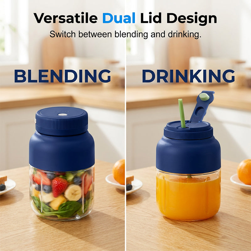 🥳2026 HOT SALE🥳💞50K+ SOLD!🏆🥤 LAST DAY 50% OFF! Portable Blender Cup – 1300ml, crushes ice, cordless. Make smoothies anywhere, anytime! 🍹⚡