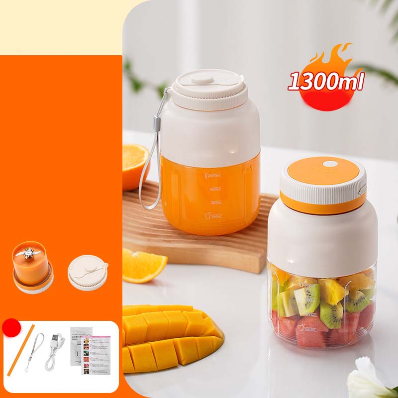 🥳2026 HOT SALE🥳💞50K+ SOLD!🏆🥤 LAST DAY 50% OFF! Portable Blender Cup – 1300ml, crushes ice, cordless. Make smoothies anywhere, anytime! 🍹⚡