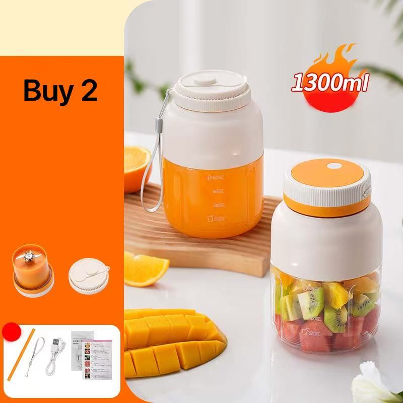 🥳2026 HOT SALE🥳💞50K+ SOLD!🏆🥤 LAST DAY 50% OFF! Portable Blender Cup – 1300ml, crushes ice, cordless. Make smoothies anywhere, anytime! 🍹⚡