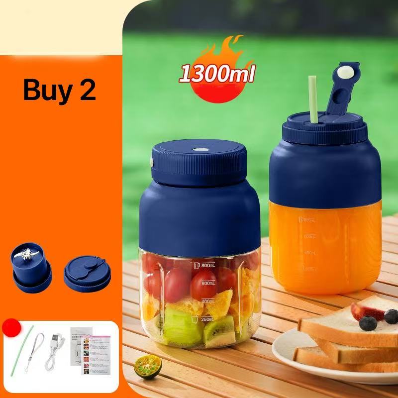 🥳2026 HOT SALE🥳💞50K+ SOLD!🏆🥤 LAST DAY 50% OFF! Portable Blender Cup – 1300ml, crushes ice, cordless. Make smoothies anywhere, anytime! 🍹⚡