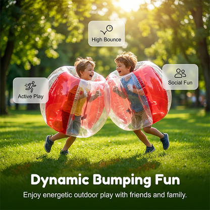 🥳2026 HOT SALE🥳💞50K+ SOLD!🏃‍♂️🛡️ 50% OFF! Inflatable Bumper Ball – Durable PVC, secure handles & straps. Safe rolling fun for kids & adults! ⚡✨