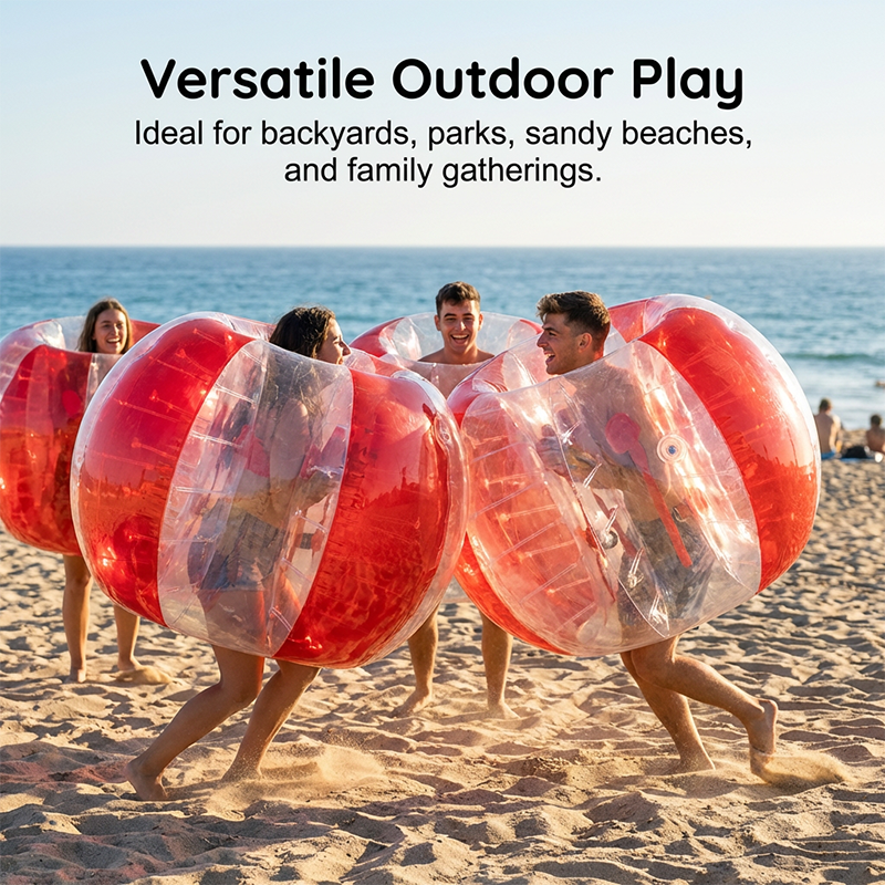 🥳2026 HOT SALE🥳💞50K+ SOLD!🏃‍♂️🛡️ 50% OFF! Inflatable Bumper Ball – Durable PVC, secure handles & straps. Safe rolling fun for kids & adults! ⚡✨