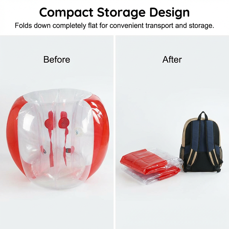 🥳2026 HOT SALE🥳💞50K+ SOLD!🏃‍♂️🛡️ 50% OFF! Inflatable Bumper Ball – Durable PVC, secure handles & straps. Safe rolling fun for kids & adults! ⚡✨