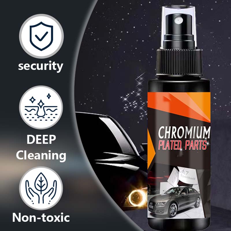 🥳2026 HOT SALE🥳💞50K+ SOLD!✨🚗 50% OFF! Car Metal Chrome Polish – Restores dull chrome to mirror shine. Removes rust & oxidation. Easy apply, lasting results! 🛡️💎