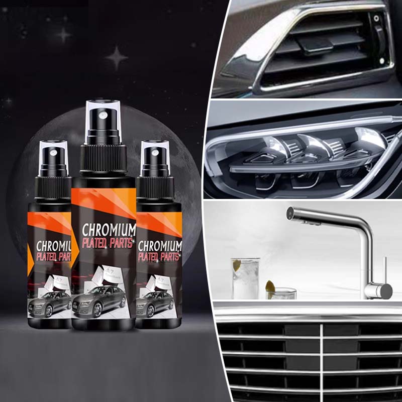 🥳2026 HOT SALE🥳💞50K+ SOLD!✨🚗 50% OFF! Car Metal Chrome Polish – Restores dull chrome to mirror shine. Removes rust & oxidation. Easy apply, lasting results! 🛡️💎